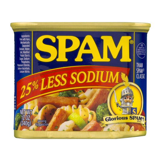 LUNCHEON MEAT LESS SALT 12 OZ HORMEL