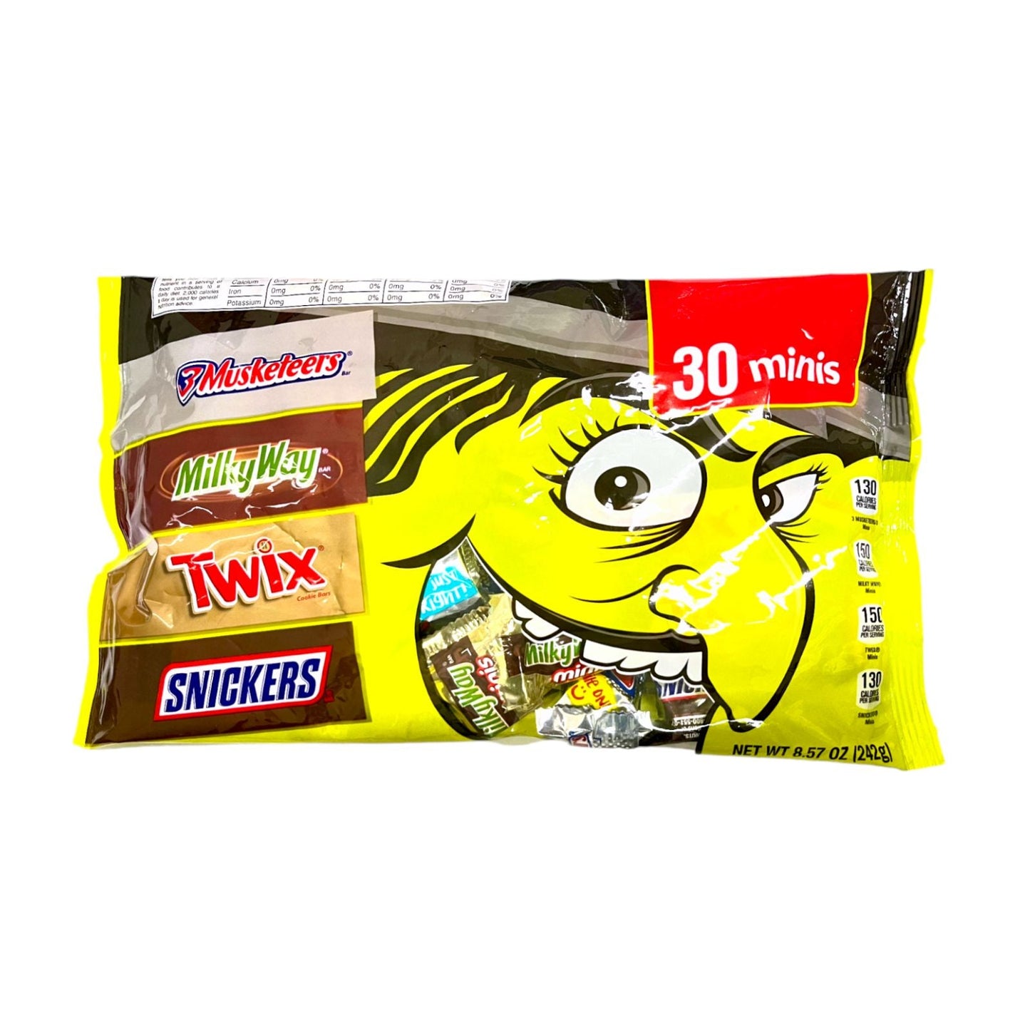 BOLSA MIXTA 1 CHOCOLATE HALLOWEEN 242 GR MARS