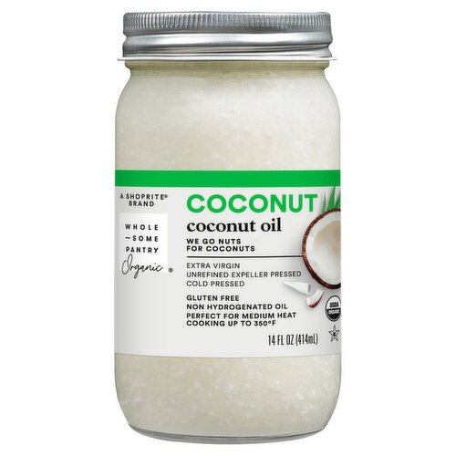 ACEITE DE COCO ORGANICO 14 OZ WHOLE SOME PANTRY