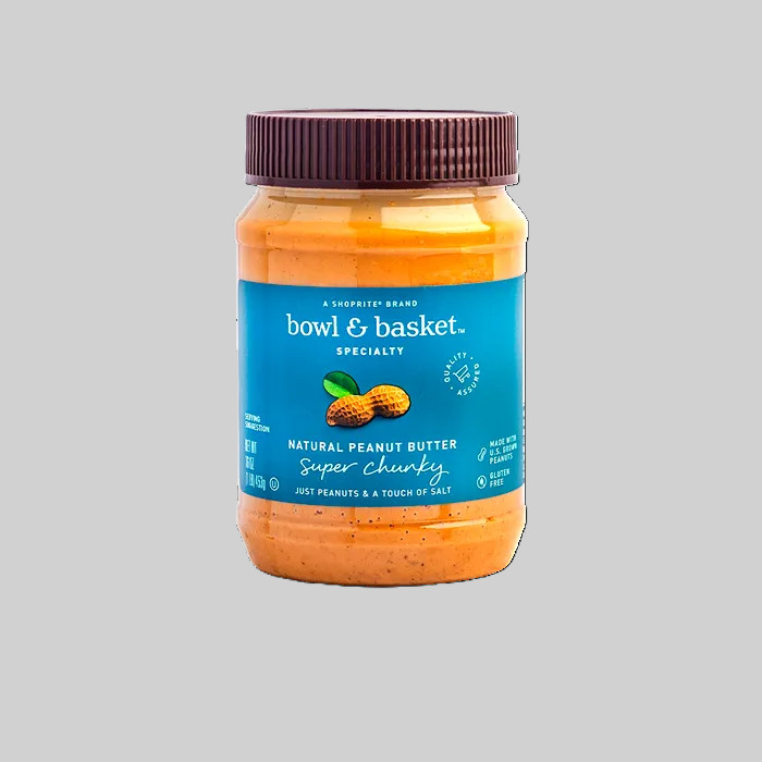 MANTEQUILLA DE MANI CRUNC.16oz BOWL & BASKET