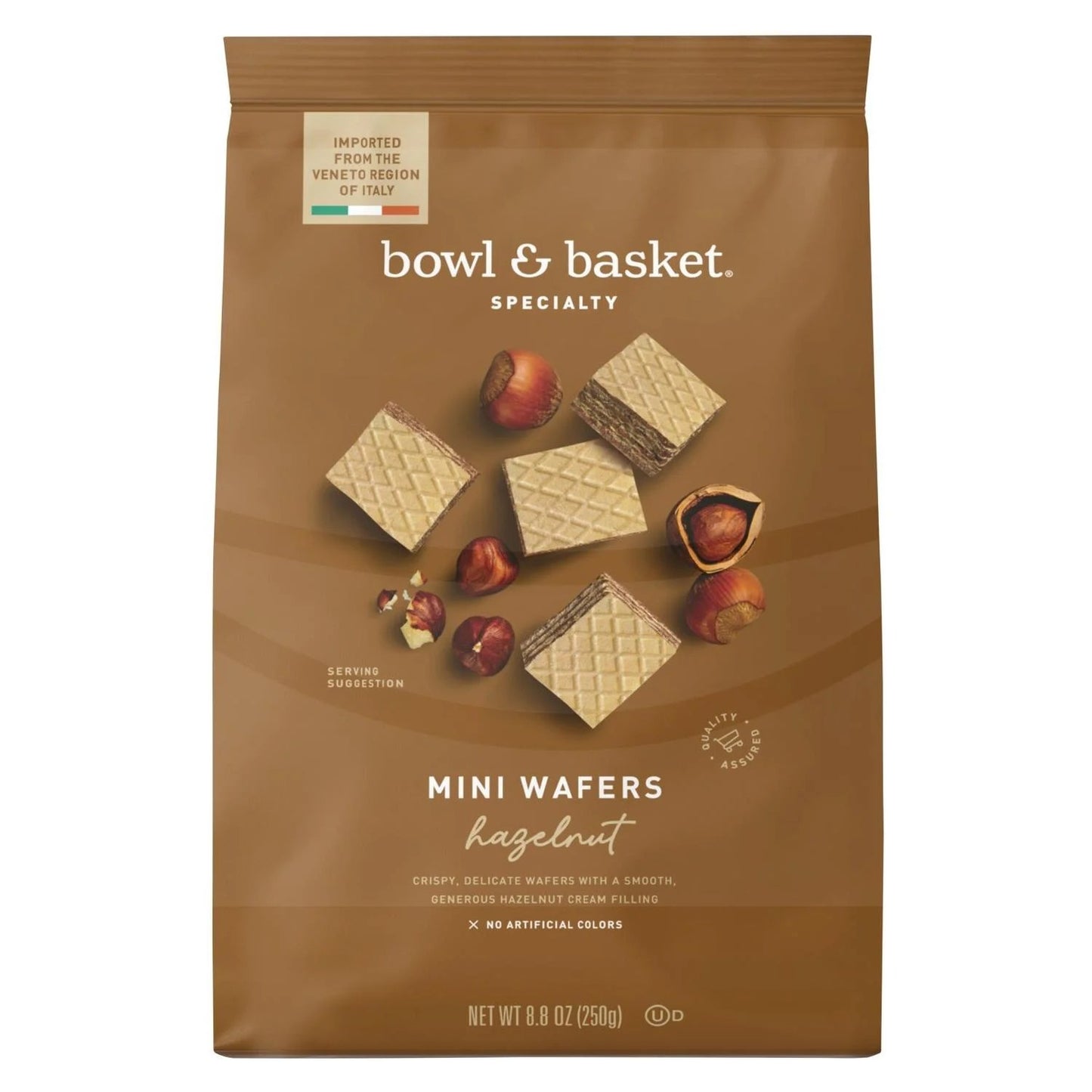 GALLETA WAFER MINI AVELL.250gr BOWL & BASKET