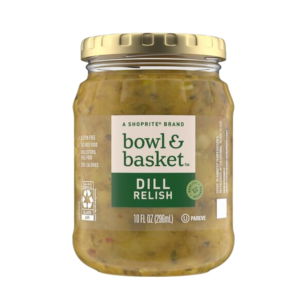 CONDIMENTO DE PEPINILLO PICADO CON ENELDO 10 OZ BOWL & BASKET