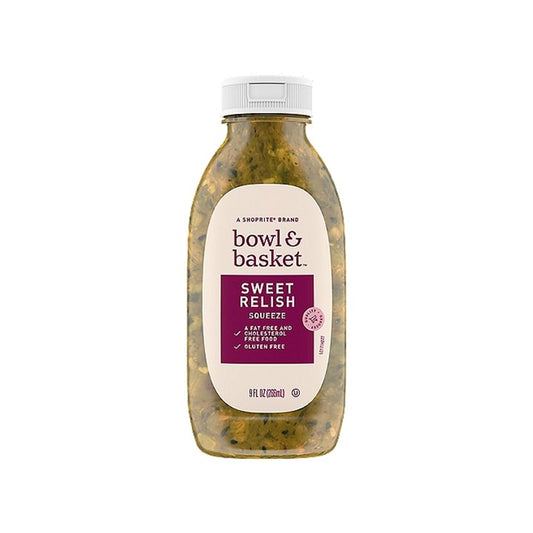 SWEET RELISH SQUEEZE 9 OZ BOWL & BASKET