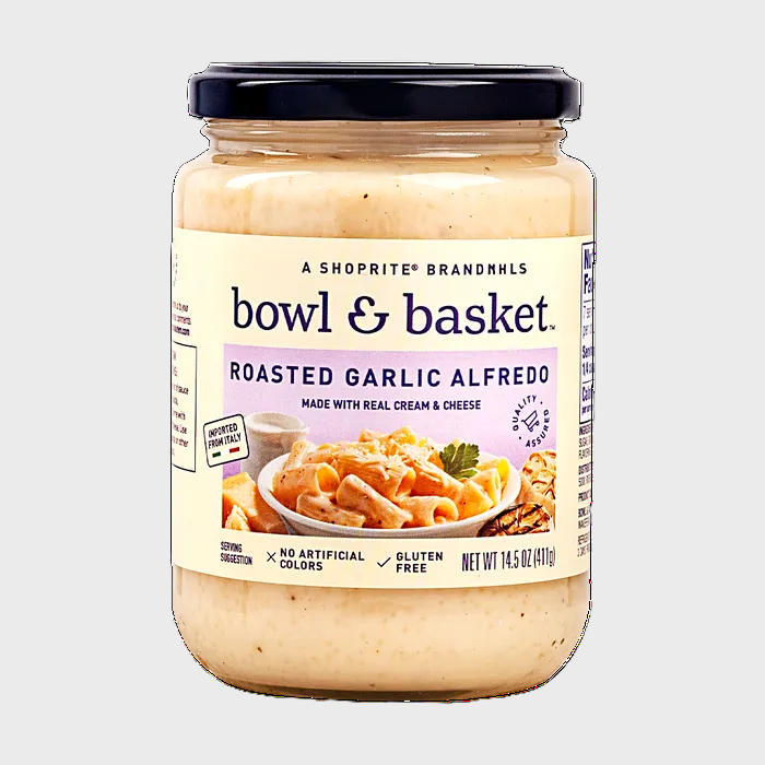 ROASTED GARLIC ALFREDO GF SAUCE 14.5oz BOWL & BASKET