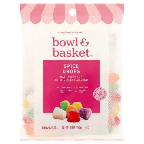 SPICE DROPS GF GUMMIES 9oz BOWL & BASKET