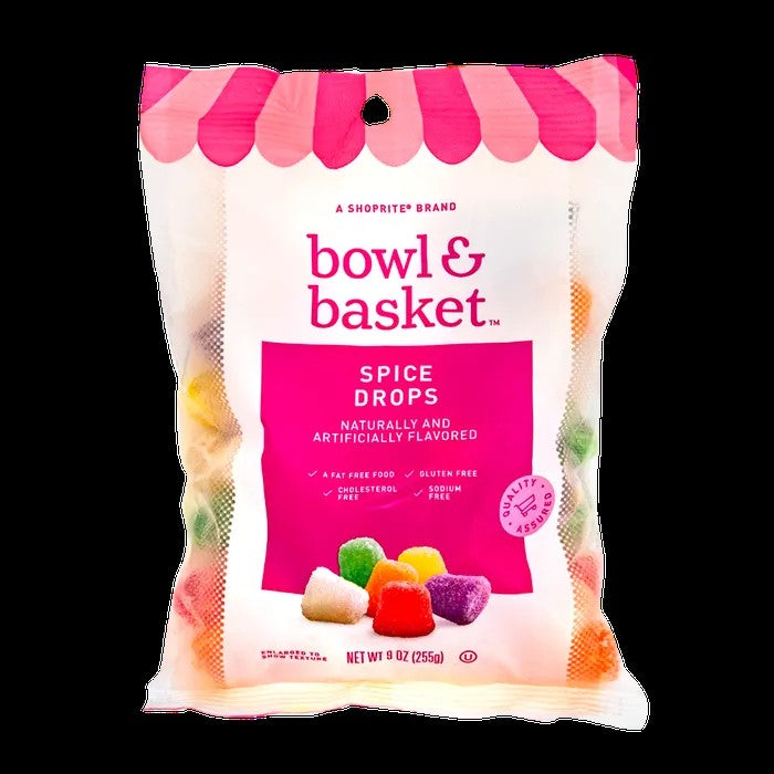SPICE DROPS GF GUMMIES 9oz BOWL & BASKET