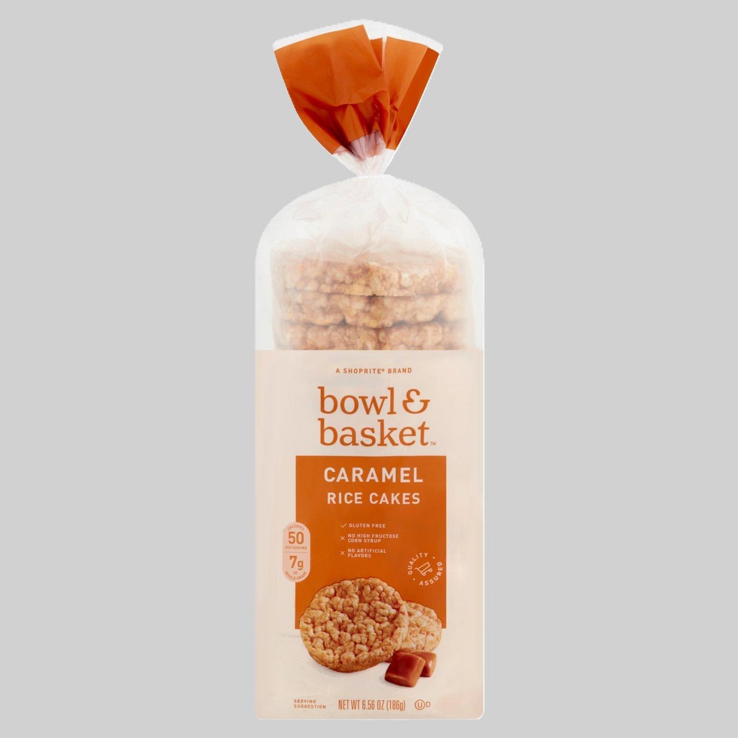 CARAMEL RICE CAKES 6.56oz BOWL & BASKET