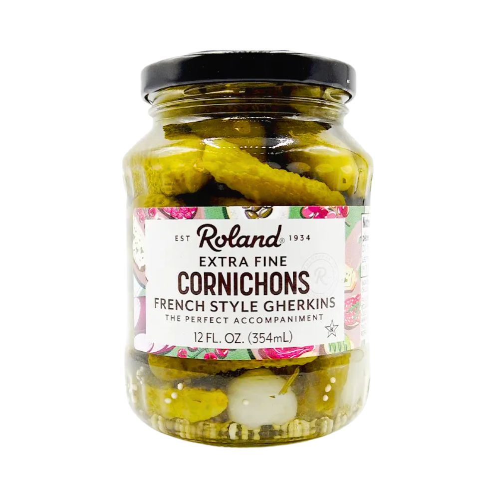 PEPINILLOS PEQUEÑOS ENCURTIDOS 12 OZ ROLAND