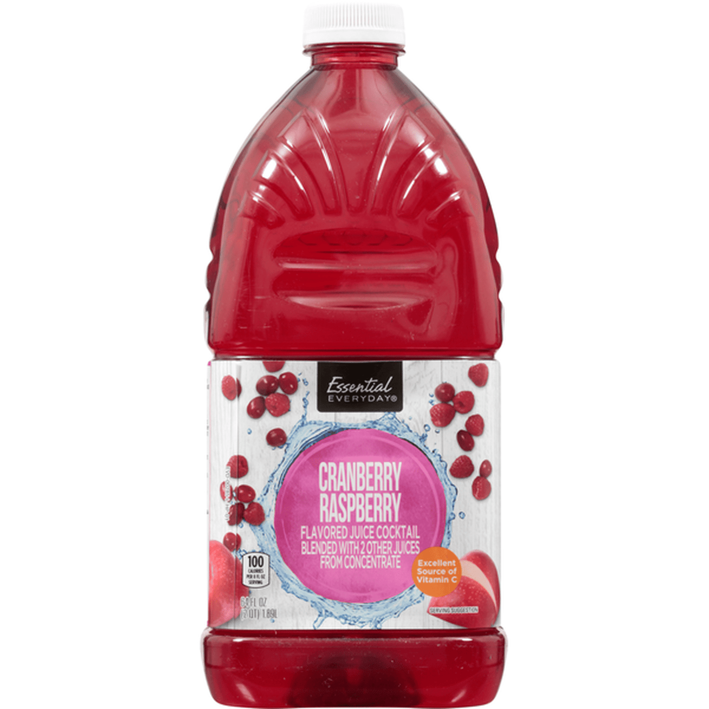 JUGO CRANBERRY RASPBERRY 64 OZ - ESSENTIAL EVERYDAY
