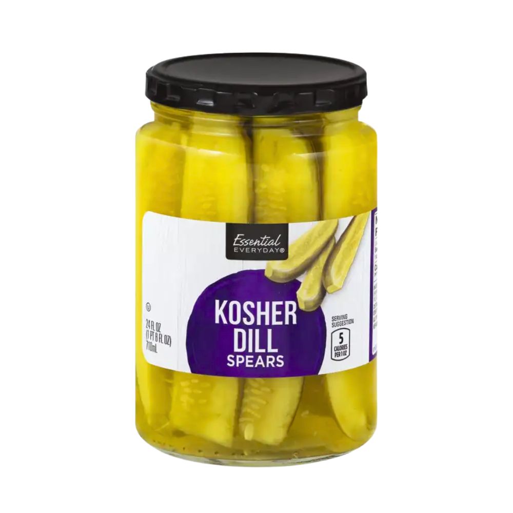 PEPINILLOS KOSHER DILL EN GAJOS 24 OZ ESSENTIAL EVERYDAY
