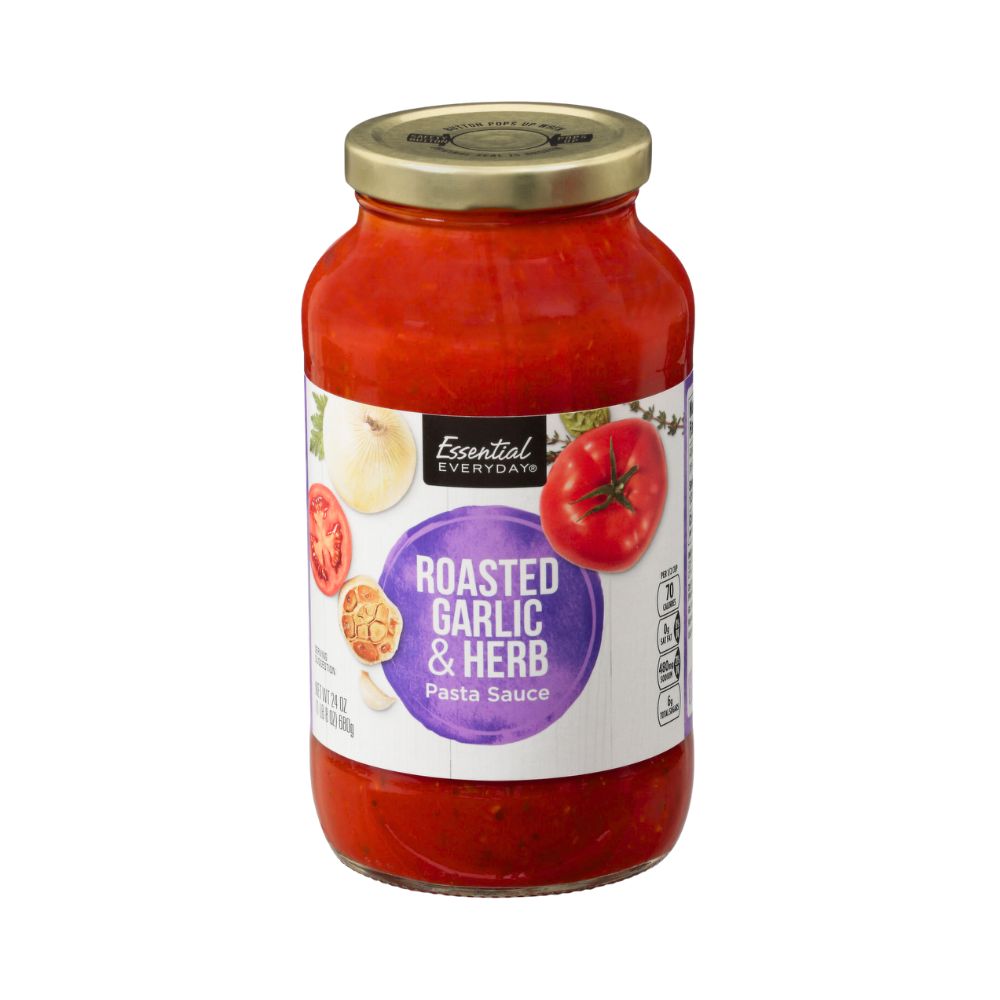 PASTA SAUCE  GARLIC & HERB 24 OZ ESSENTIAL EVERYDAY