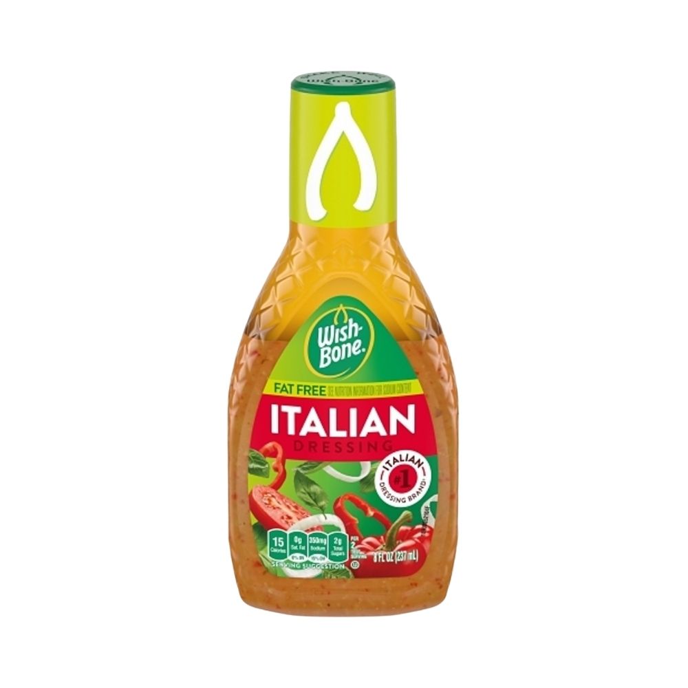 ADEREZO PARA ENSALADAS FAT FREE ITALIAN 8 OZ WISH-BONE