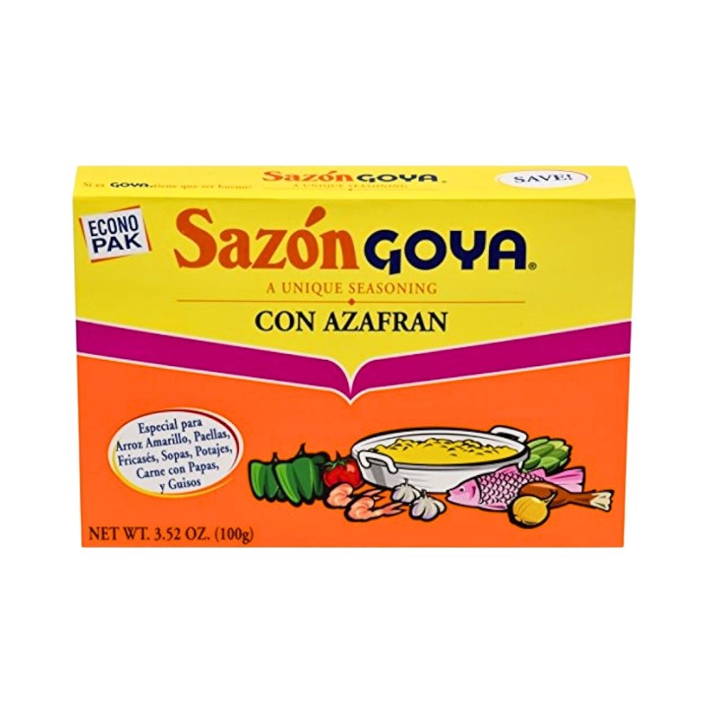 SAZONADOR CON AZAFRAN 3.52 OZ GOYA