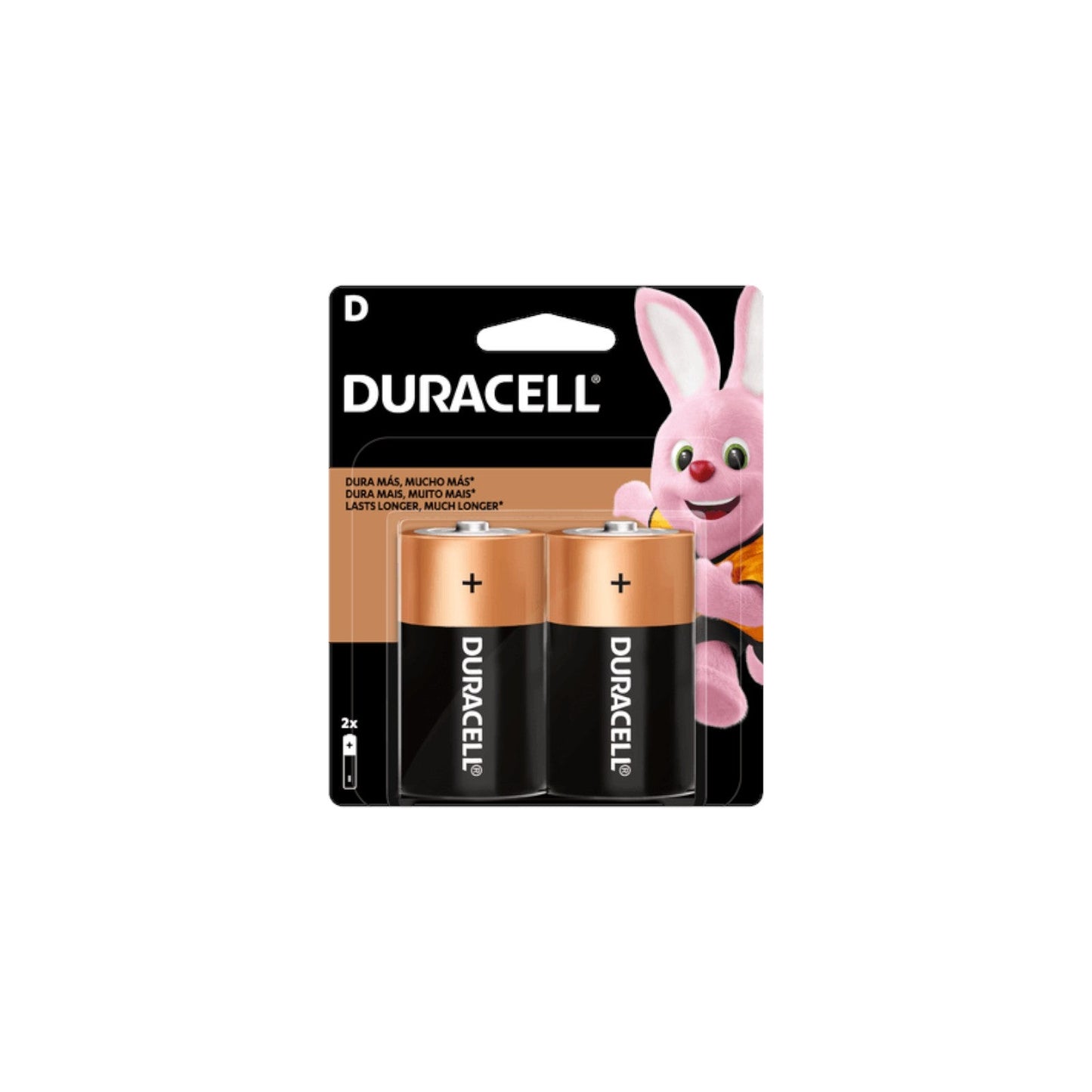 BATERIA D 2PK ALKALINA DLOCK DURACELL