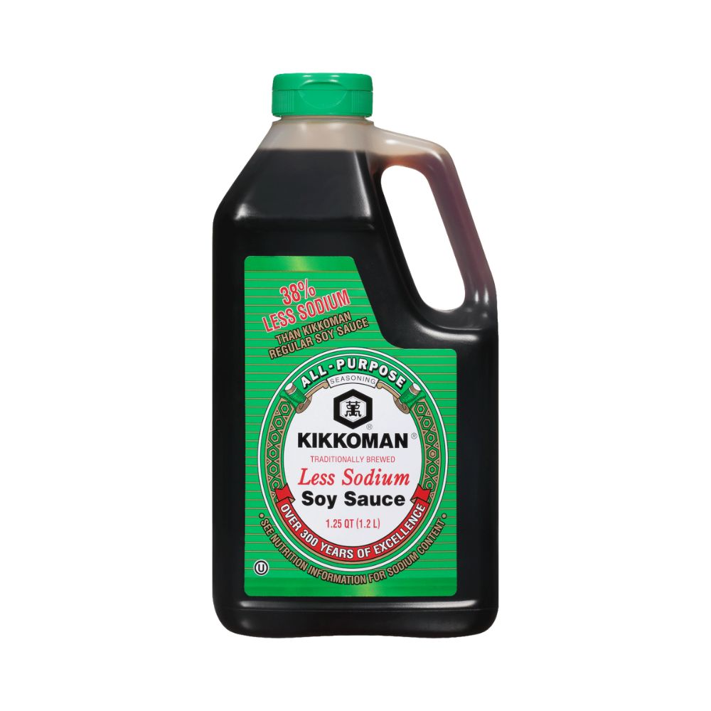 SALSA DE SOYA LESS SODIUM 40 OZ KIKKOMAN