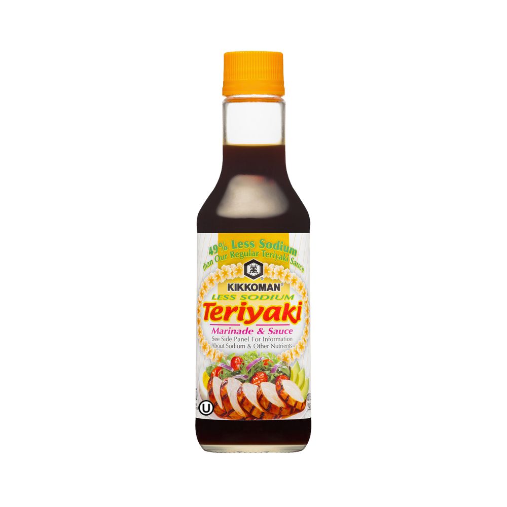 LESS SODIUM TERIYAKI MARINADE SAUCE  10 OZ KIKKOMAN