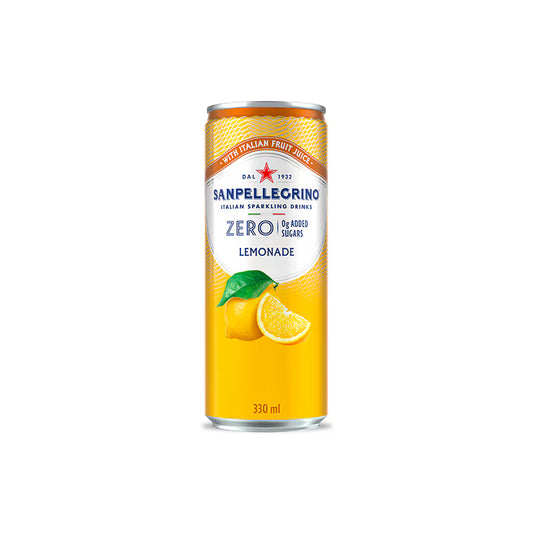 ZERO SUGAR LEMONADE SPARKLING DRINK 330 ML SAN PELLEGRINO