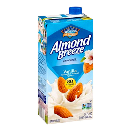 BEBIDA DE ALMENDRA VAINILLA 32 OZ BLUE DIAMOND