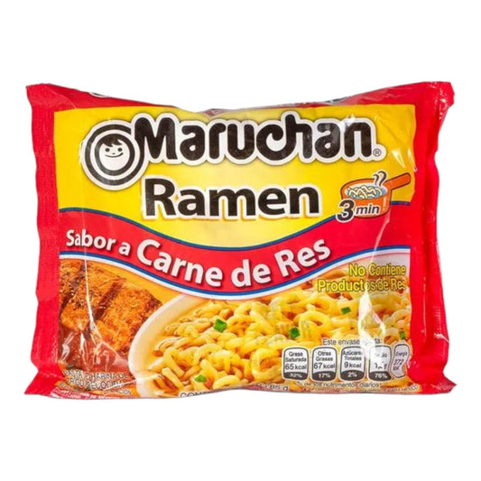 SOPA RAMEN CARNE RES EN BOLSITA 85 GR MARUCHAN