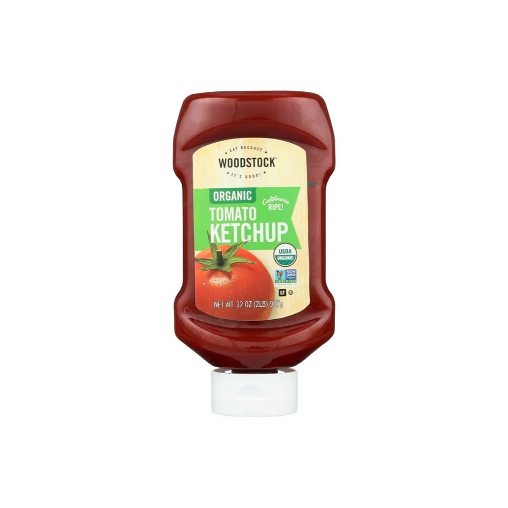 ORGANIC TOMATO KETCHUP 20 OZ WOODSTOCK