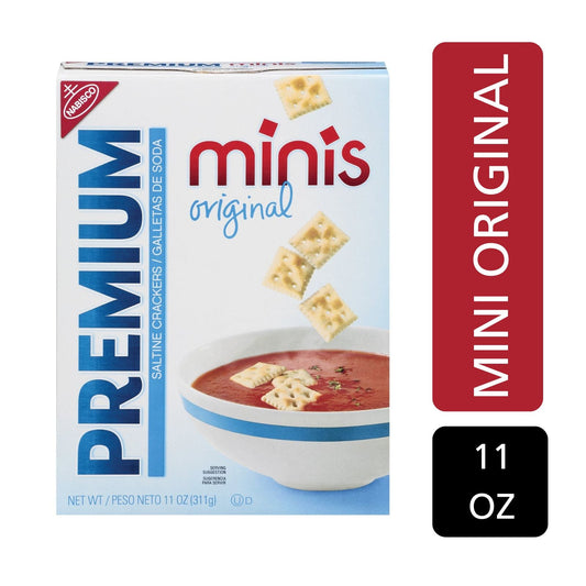 PREMIUM MINIS ORIGINAL SALTINE CRACKERS 11 OZ NABISCO