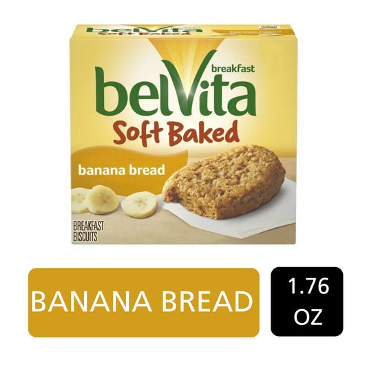 BELVITA SOFT BAKED BANANA BREAD 1.76 OZ NABISCO