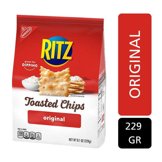 RITZ TOASTED CHIPS ORIGINAL 229GR NABISCO