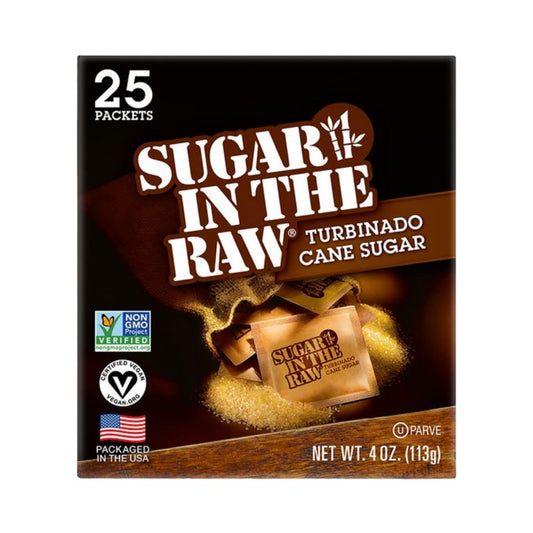AZUCAR TURBINADA 25 SOBRES 113 GR SUGAR IN THE RAW
