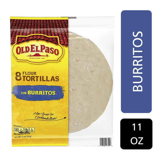 FLOUR TORTILLAS FOR BURRITOS 11 OZ OLD EL PASO