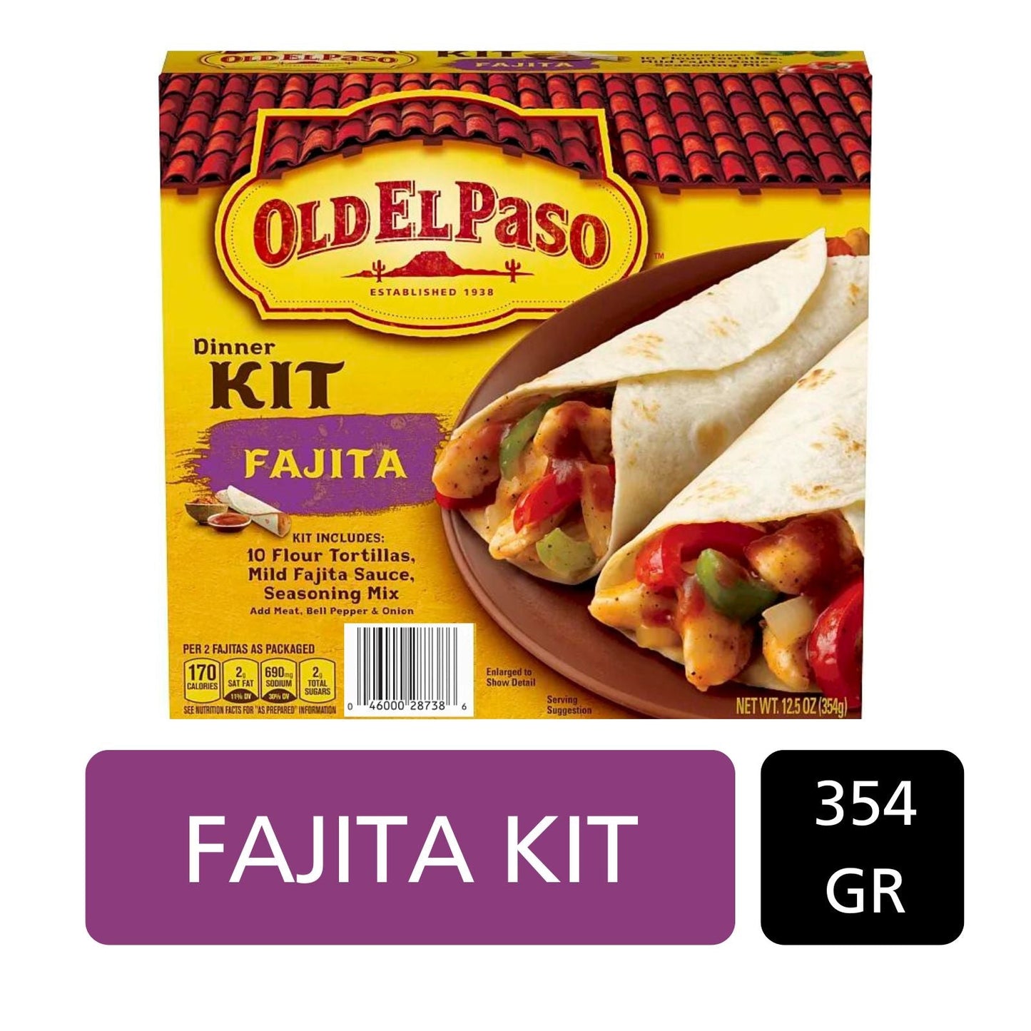 DINNER KIT FAJITA 354 GR  OLD EL PASO