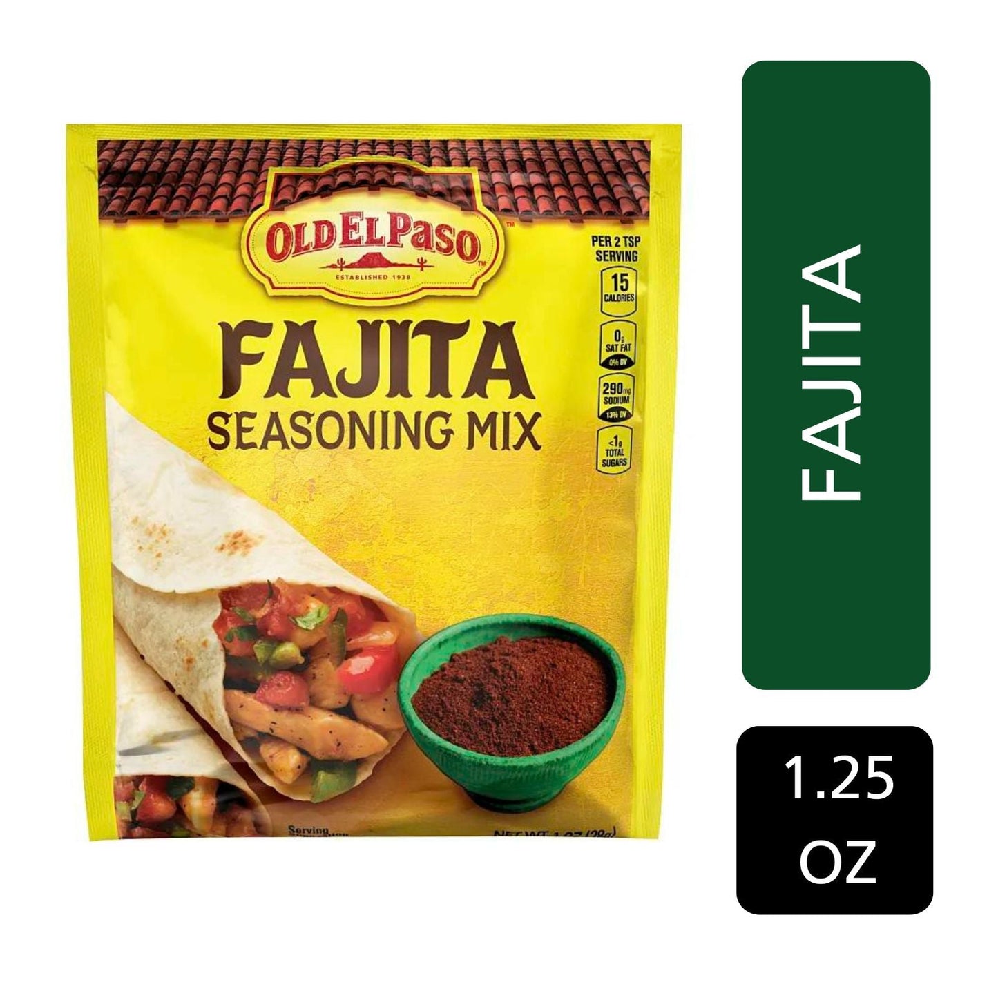 FAJITA SEASONING MIX 1.25 OZ OLD EL PASO