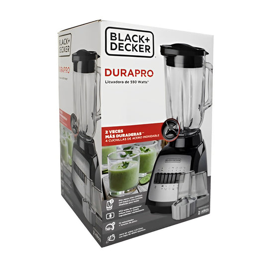 LICUADORA JARRA VIDRIO + 2VASOS BLACK & DECKER