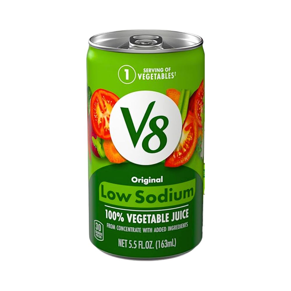 V8 LOW SODIUM 100%VEG.JUICE 5.5 OZ V8