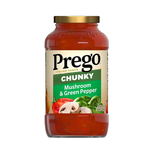SALSA HONGO CON PIMIENTO VERDE 23.75 OZ PREGO