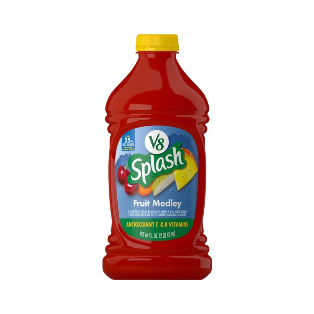 JUGO SPLASH FRUIT MEDLEY 64 OZ V8