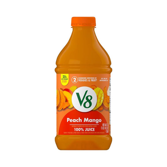 JUGO MELOCOTON MANGO 46 OZ V8