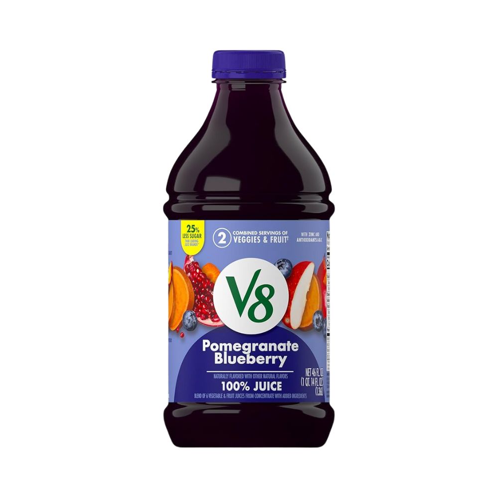 JUGO POMEGRANATE BLUEBERRY  46 OZ V8