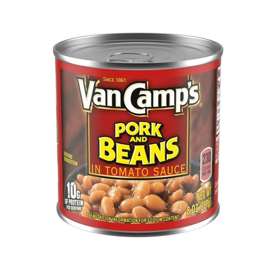 PORK AND BEENS 8 OZ VAN CAMP'S