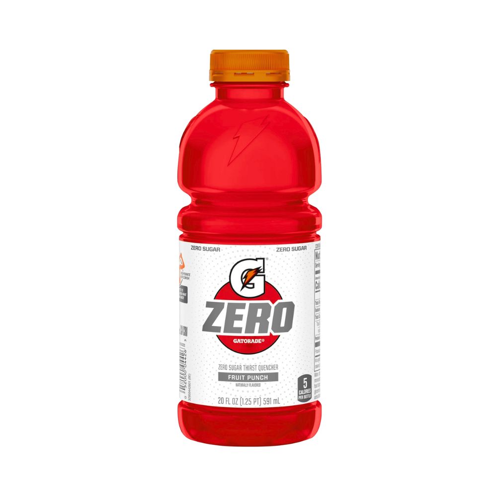 GATORADE ZERO FRUIT PUNCH 20 OZ GATORADE