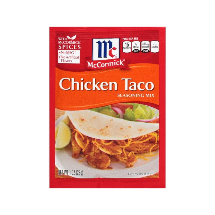 CHICKEN TACO SEASONING 1 OZ MC CORMICK