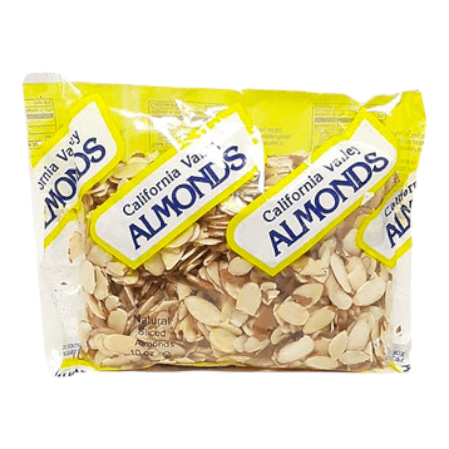 ALMONDS SLICED NATURAL 10 OZ CALIFORNIA VALLEY