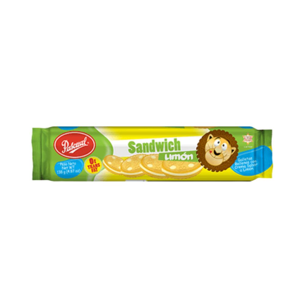 GALLETA SANDWICH LIMON FAMILIAR 127 GR PASCUAL