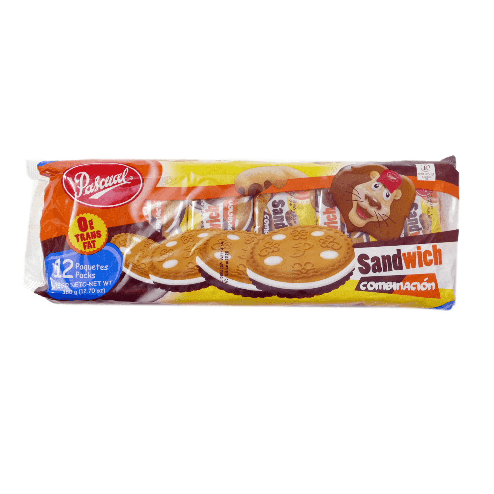 GALLETA SANDWICH COMBINACION 360 GR PASCUAL