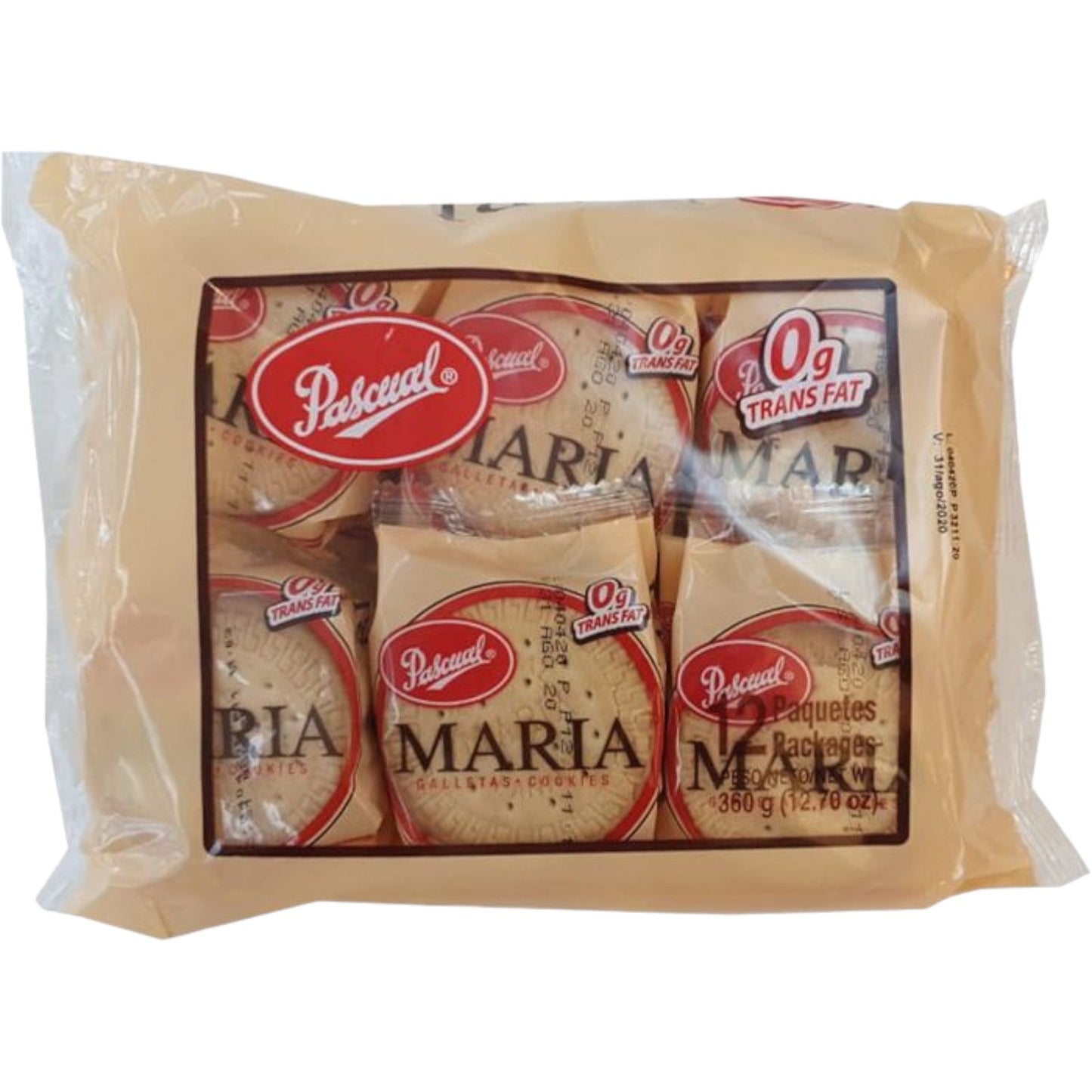 GALLETA MARIA POR DOCENA 25 GR PASCUAL