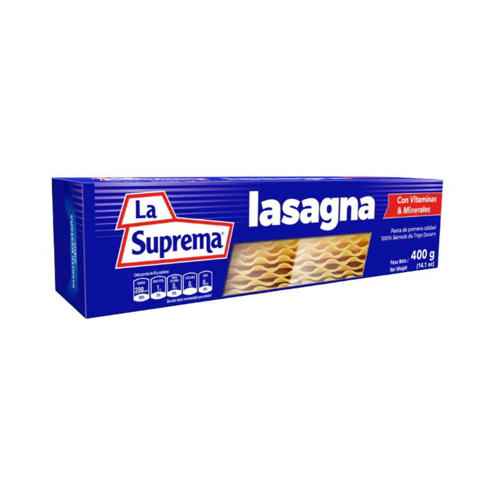 PASTA LASAGNA 400GR LA SUPREMA