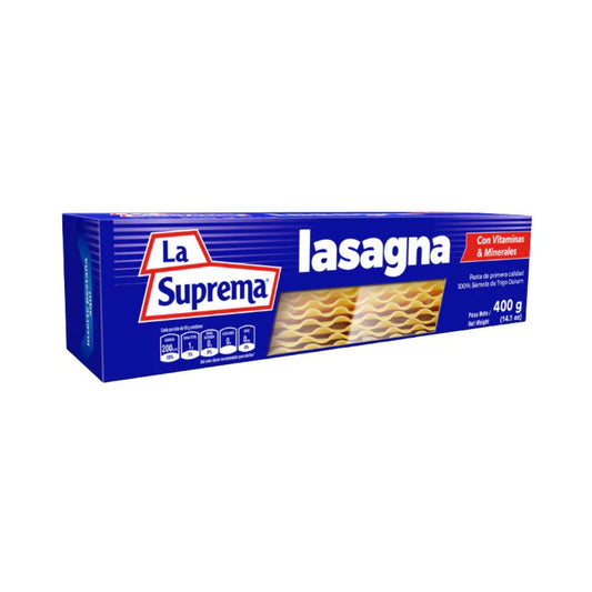 PASTA LASAGNA 400GR LA SUPREMA