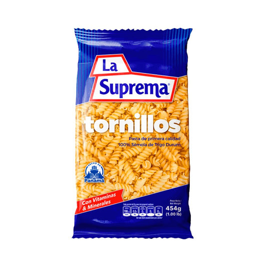 PASTAS TORNILLOS 454GR LA SUPREMA