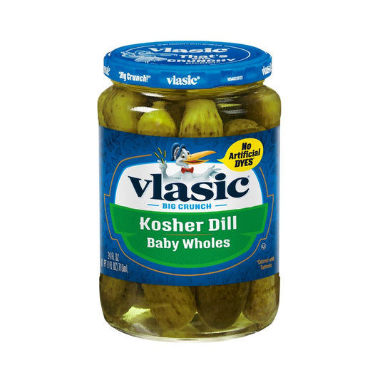 PEPINILLOS ENCURTIDOS PEQUEÑOS 24 OZ VLASIC