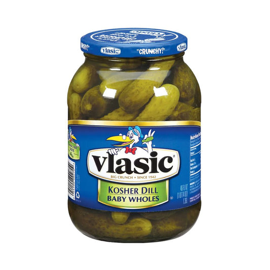 PEPINILLOS ENTEROS PEQUEÑOS 46 OZ VLASIC