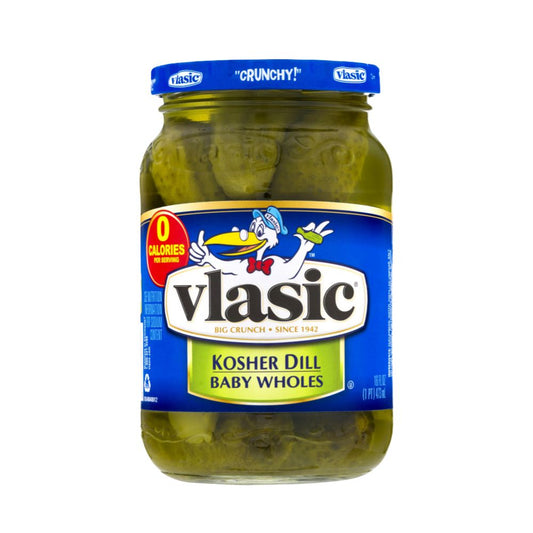 PEPINILLOS PEQUEÑOS ENCURTIDOS 16 OZ VLASIC